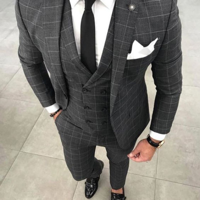 Cavat Hàn Quốc bản nhỏ 6cm - Cavat trơn màu kem nhạt, Full box