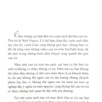 Nick Vujicic - Đừng Bao Giờ Từ Bỏ Khát Vọng - Unstoppable - Hành trình vượt lên nghịch cảnh để sống một cuộc đời phi thường