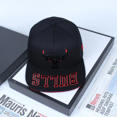 Nón hiphop, mũ snapback Bulls trâu thêu chỉ đỏ phối vải kaki thời trang đường phố siêu đẹp