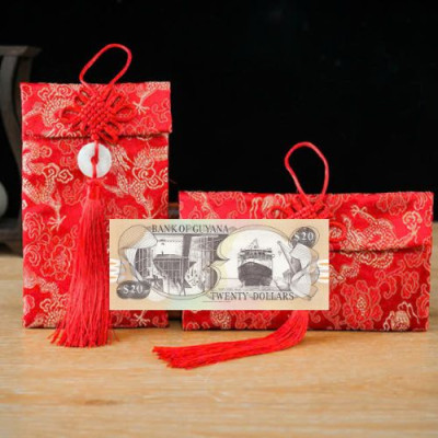 Túi gấm loại 20 Guyana sưu tầm, làm quà tặng