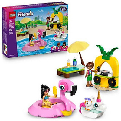 Đồ Chơi Lắp Ráp Bữa Tiệc Hồ Bơi Của Kỳ Lân Và Hồng Hạc - Lego Friends 42658 (99 Mảnh Ghép)