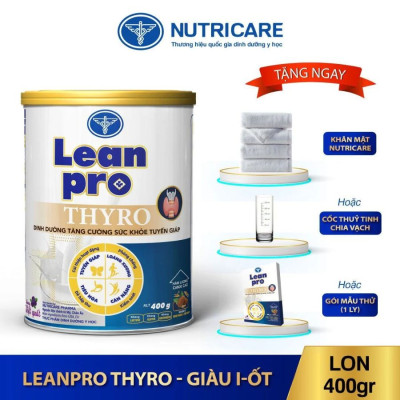 Sữa Lean Pro Thyro Dinh Dưỡng Tăng Cường Sức Khỏe Tuyến Giáp