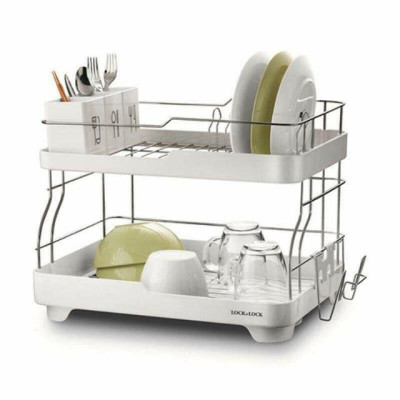 Kệ Úp Chén Bát (Chén Dĩa) 2 Tầng Cao Cấp LDR2001 (cam kết hàng chính hãng)