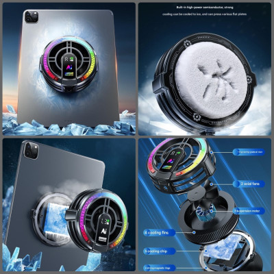 Tản nhiệt sò lạnh Led RGB TH06 PRo Ai Gaming siêu mát cho máy tính bảng hàng nhập khẩu