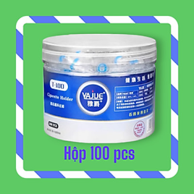 Hộp 100 Đầu Lọc Th/lá Công Nghệ Nhật Bản Có Đầu Chuyển Size Thường Sang Nhỏ [ Jet Mèo ,Caraven Demi.Esse.Thăng Long Dẹt .]