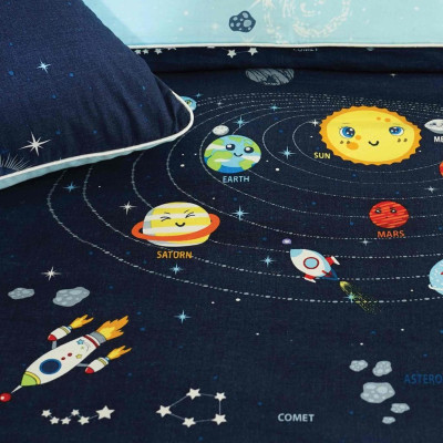 Bộ ga gối EVERON Modal Vũ trụ EPM23063 hiện đại, ngộ nghĩnh nhiều kích thước