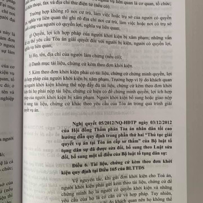 Chỉ dẫn tra cứu, áp dụng Bộ luật tố tụng dân sự năm 2015