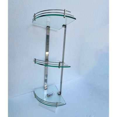 Kệ Kính Góc Cường Lực Treo Tường 3 Tầng Treo Tường KB-971
