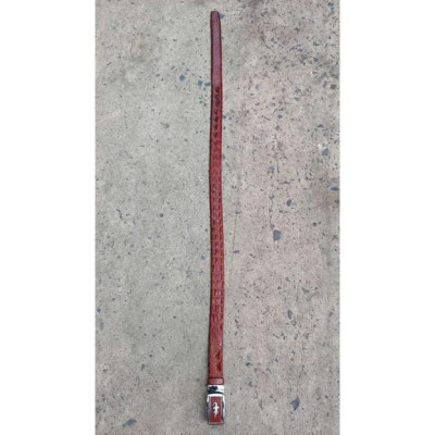 Thắt Lưng Nam Da Cá Sấu Liền Gai Lưng N31ND1 (Mặt trắng)