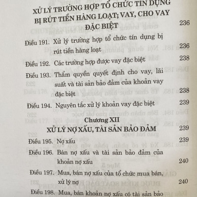 Luật Các Tổ Chức Tín Dụng
