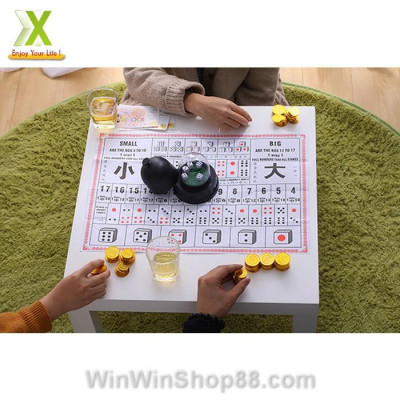 Bộ Máy lắc xí ngầu Beer Club & Xí ngầu uống bia tiếng Việt