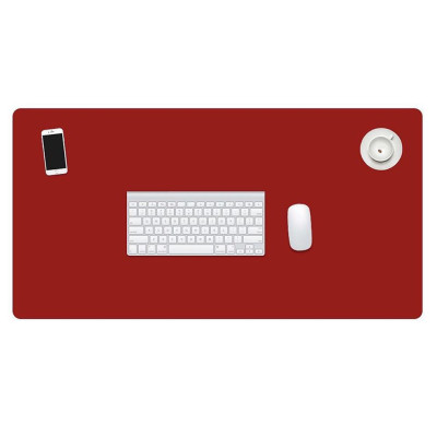 Thảm Lót Chuột Cỡ Lớn, Dùng Được Hai Mặt - Da PU Chống Nước - Doron HD01 - Kiêm Deskpad Thảm Da, Trải Bàn Làm Việc - Hàng Nhập Khẩu