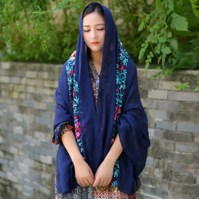 Khăn choàng thêu đa năng phong các vintage dễ thương SKC52