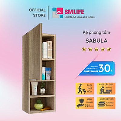Tủ phòng tắm gỗ hiện đại SMLIFE Sabula