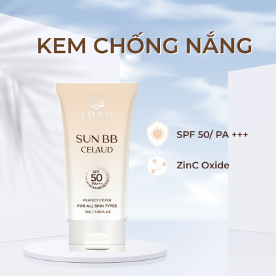Combo 2 kem chống nắng tối ưu cho da Sun BB Celaud