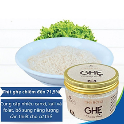 Chà bông ghẹ thượng hạng 40gr - Ruốc Ghẹ với trên 70% thịt ghẹ chuẩn VietGap cho bé dinh dưỡng cho mẹ nhàn tênh