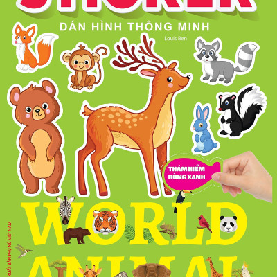 Sách - Sticker dán hình thông minh - Thám Hiểm Rừng Xanh 