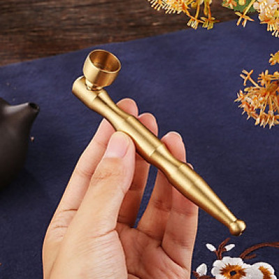 Tẩu lọc thuốc bằng đồng cao cấp, Dùng cho được cả Sợi và điếu : Lớn + Vừa + Nhỏ, có thể tháo rời và vệ sinh !