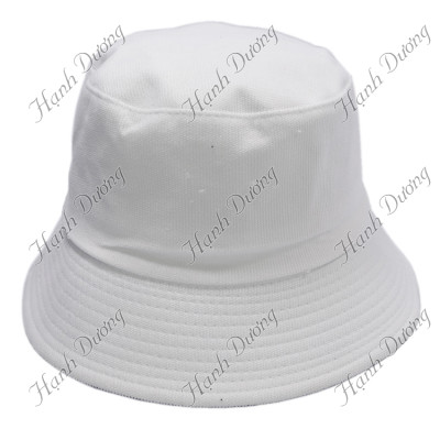 Nón bucket trơn vải nhung tăm gân nổi thời trang - Hạnh Dương