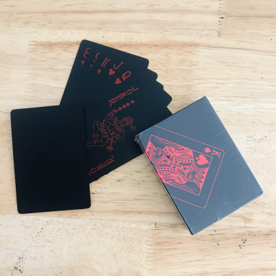 Bộ Bài Tây Poker Nền Đen Cao Cấp Chọn Màu – Bài Tây Nhựa PVC Chống Nước – Chính Hãng miDoctor