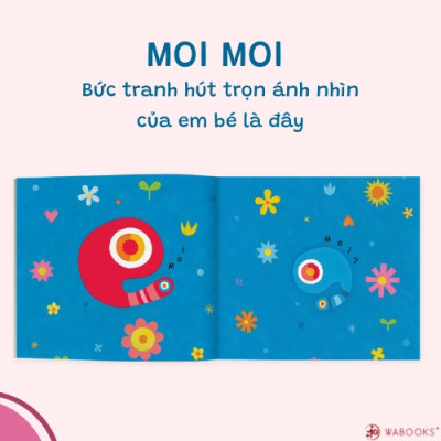 Bộ Sách Ehon - Moi Moi Và Những Người Bạn - Moi Moi Dành Cho Trẻ Từ 0 - 6 Tuổi