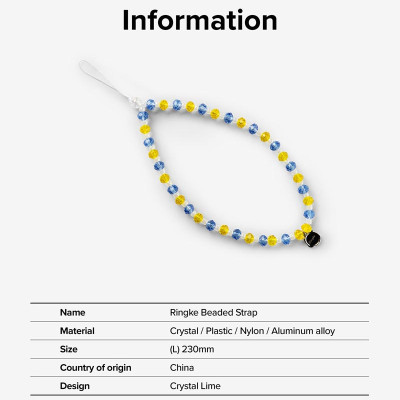 Dây đeo điện thoại Ringke Beaded Strap - Hàng Chính Hãng