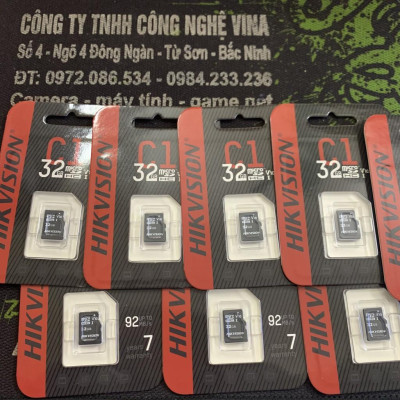 Thẻ nhớ 32Gb Hikvision - Hàng Chính Hãng