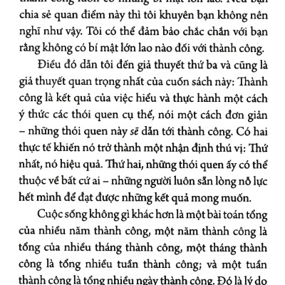Những Thói Quen Đáng Giá Triệu Đô La