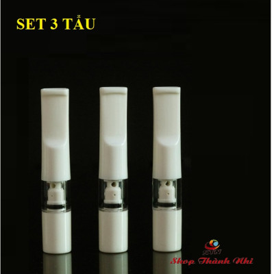 Bộ 3 tẩu thuốc nhựa dẻo bảo vệ sức khỏe ( dùng được cả điếu nhỏ)
