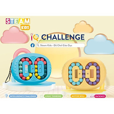 Đồ Chơi STEAM Trò Chơi Thử Thách Trí Tuệ Hạt Đậu Logic Vàng SK6655/YL
