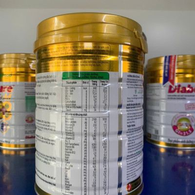 Combo 3 Hộp Sữa Bột Diabet Care Gold 900g – Dinh Dưỡng Chuyên Biệt Cho Người Tiểu Đường Type 1, Type 2 & Rối Loạn Dung Nạp Glucose