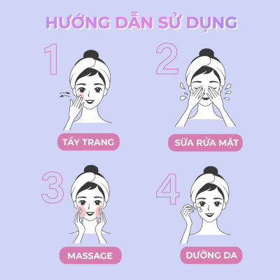 Combo sữa rửa mặt sạch sâu, nước hoa hồng làm dịu da và kem chống nắng Celaud