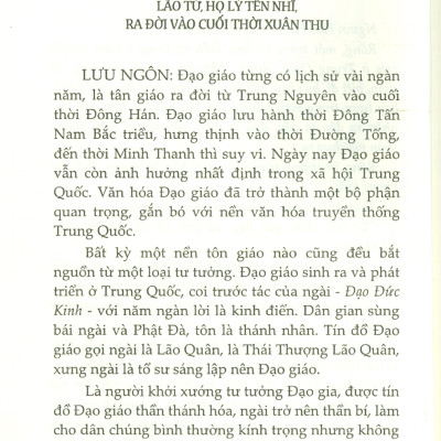 Đàm Đạo Với Lão Tử (Bản in năm 2022)
