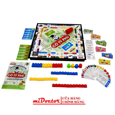 Cờ Tỷ Phú Monopoly Vui Nhộn Cao Cấp, An Toàn Có Chọn Cỡ 31x41, 42x42, Hàng Chính Hãng miDoctor