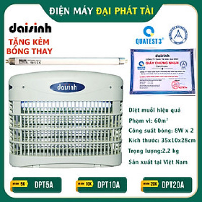 Đèn Diệt Côn Trùng Đại Sinh DS-D82 Tặng Kèm Bóng thay thế