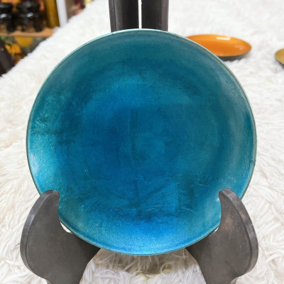 Dĩa Sơn Mài Trang Trí Lưu Niệm size 13cm