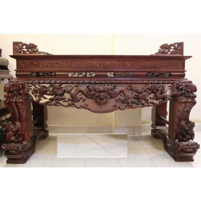 Sâp Thờ Tứ Linh Gỗ Gõ Đỏ