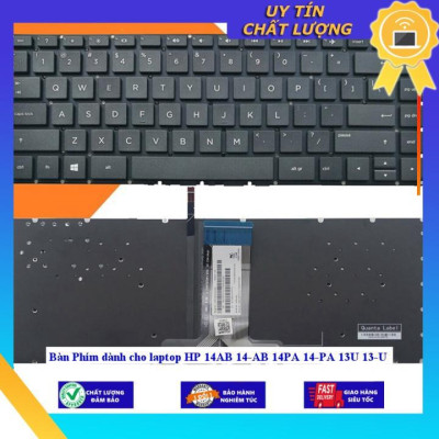 Bàn Phím dùng cho laptop HP 14AB 14-AB 14PA 14-PA 13U 13-U - HÀNG NHẬP KHẨU NEW SEAL