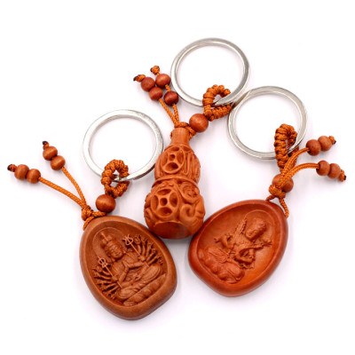 Combo 3 móc khóa Phật Thiên Thủ Thiên Nhãn - Hư Không Tạng - Hồ Lô - may mắn, bình an