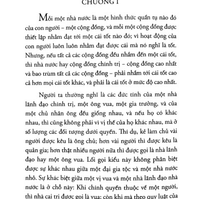 Chính Trị Luận (Tái Bản 2023)