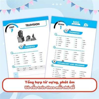 Sách - Big 4 Bộ Đề Tự Kiểm Tra 4 Kỹ Năng Nghe - Nói - Đọc - Viết Tiếng Anh Cơ Bản Và Nâng Cao Lớp 6 - Tập 2 - Megabook