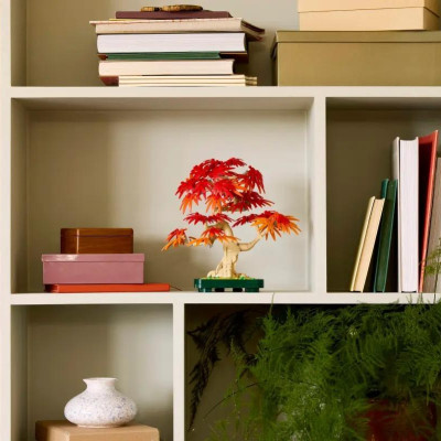 Đồ Chơi Lắp Ráp Cây Bonsai Lá Phong Đỏ - Lego Botanicals 10348 (474 Mảnh Ghép)