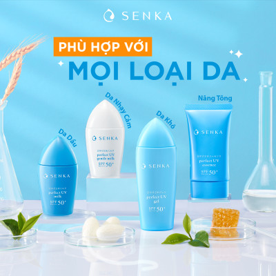 Gel sữa chống nắng Senka Perfect UV Gel 80ml