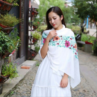 Khăn choàng thêu đa năng phong các vintage dễ thương SKC52