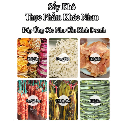 Máy sấy thực phẩm công nghiệp 22 khay. Thương hiệu Mỹ cao cấp Septree DBC-22A. Hàng chính hãng