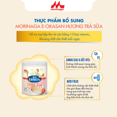 Sữa Bầu Morinaga E-Okasan Hương Trà Sữa 800g
