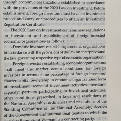 Góc nhìn luật sư Những quy định cần biết khi đầu tư vào Việt Nam