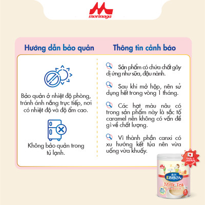 Combo 3 lon Sữa Bầu Morinaga E-Okasan Hương Trà Sữa 800g