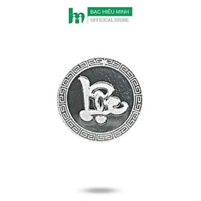 Đồng Xu Đánh Gió Đánh Cảm Bạc Nguyên Chất S999 Chữ Lộc BẠC HIỂU MINH XDG14S