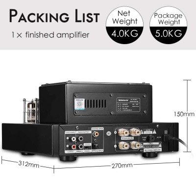 Bộ Amplifier Đèn Mini Bluetooth Nobsound MS-10D MKIII Cao Cấp - Hàng Nhập Khẩu